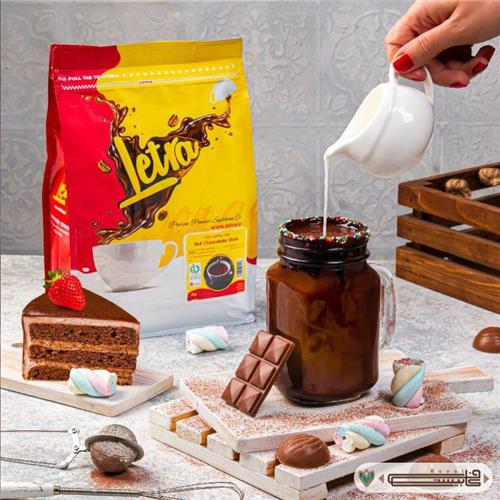 پودر هات چاکلت دارک 2 کیلوگرمی لترا